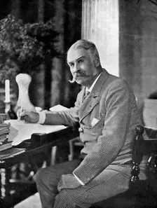 Sir William Schwenck Gilbert (1836-1911), English playwright and humorist, 1911-1912.Artist: Frederick Downer & Sons