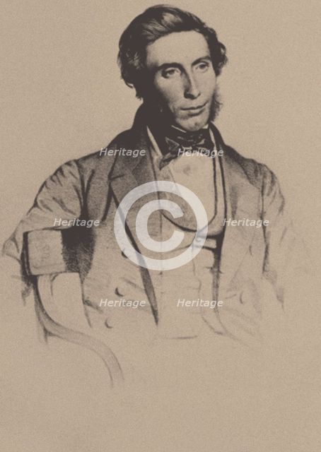 Sir William Wilde (1815-1876). Artist: Maguire, J.H. (active 19th century)