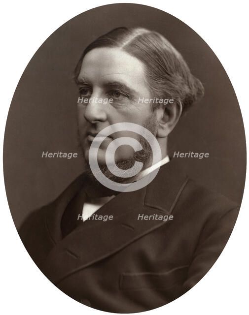 Sir William Vernon Harcourt QC, MP, Professor of International Law at Cambridge University, 1877.Artist: Lock & Whitfield