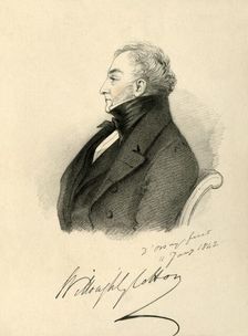 Sir Willoughby Cotton 1842. Creator: Richard James Lane