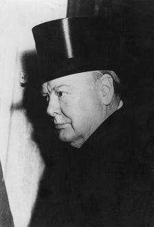 Sir Winston Churchill, British statesman, 1950s-1960s(?). Creator: Unknown