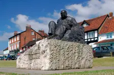 Sir Winston Churchill Statue, Westerham, Kent. Creator: Peter Thompson