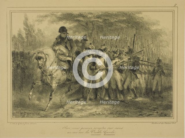 Sir, you can count on us as on the Old Guard, 1831. Creator: Auguste Raffet.