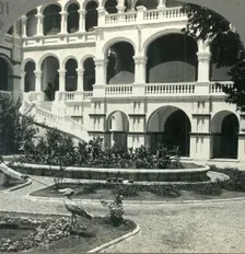 Sirdar's Palace (Site of General Gordon's Death) and Shoebill Stork, Khartoum c1930s. Creator: Unknown