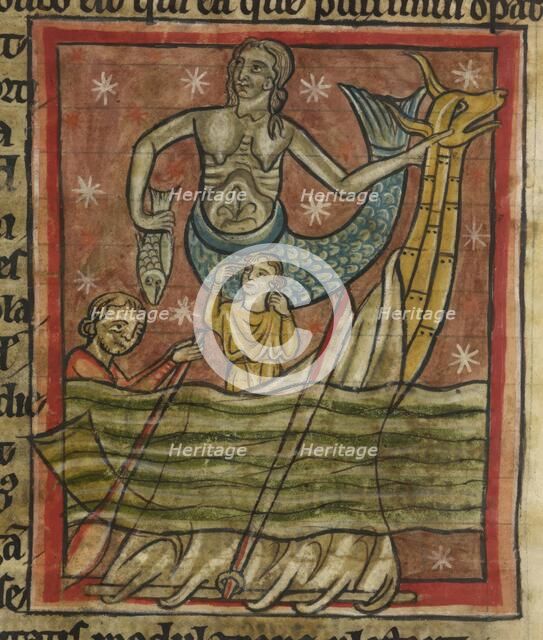 Siren enchants sailors, 1230-1240.  Creator: Unknown.