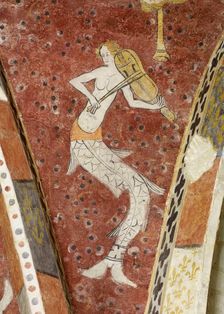 Siren playing music, First Half of 14th cen.