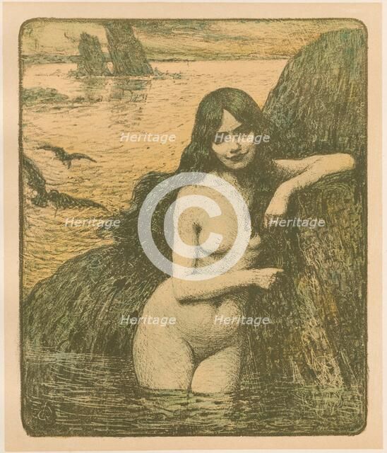 Sirène, 1896. Creator: Charles-François-Prosper Guérin (French, 1875-1939); Imprimerie Champenois.
