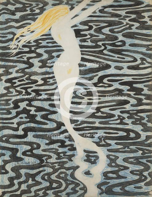 Sirène (Baigneuse), 1910. Creator: Spilliaert, Léon (1881-1946).