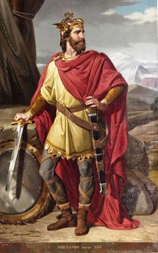 Sisenand, King of the Visigoths, 1856. Creator: Bernardino Montañés y Pérez