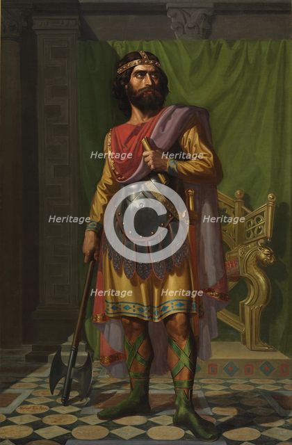 Sisebut, Visigothic King, 1854. Artist: Roca y Delgado, Mariano de la (1825-1872)