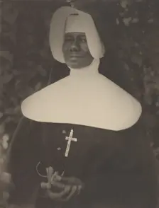 Sister Mary Paul Lewis, a Sister of the Order of the Holy Family, New Orleans, 1931. Creator: Doris Ulmann