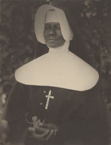Sister Mary Paul Lewis, a Sister of the Order of the Holy Family, New Orleans, 1931. Creator: Doris Ulmann