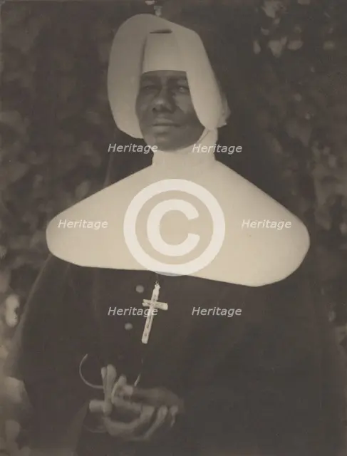 Sister Mary Paul Lewis, a Sister of the Order of the Holy Family, New Orleans, 1931. Creator: Doris Ulmann.