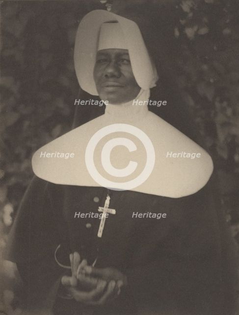 Sister Mary Paul Lewis, a Sister of the Order of the Holy Family, New Orleans, 1931. Creator: Doris Ulmann.