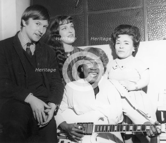 Sister Rosetta Tharpe and Brian Foskett, New Victoria Theatre, London, 1963. Creator: Brian Foskett.