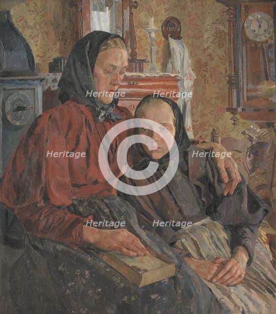 Sisters, 1898. Creator: Carl Wilhelmson.