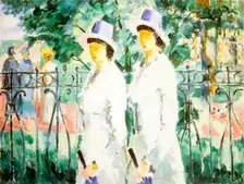 Sisters 1910. Artist: Kazimir Malevich