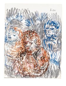 Sisters And Young Boy, 1933. Creator: Klee, Paul (1879-1940)