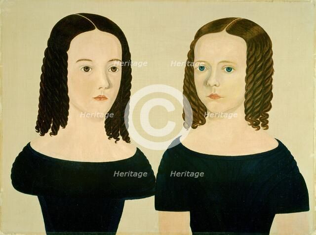 Sisters, c. 1840. Creator: Unknown.