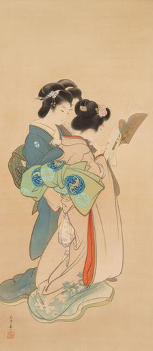 Sisters. Creator: Shoen, Uemura (1875-1949)