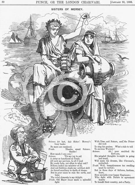 'Sisters of Mersey', 1886. Artist: Unknown