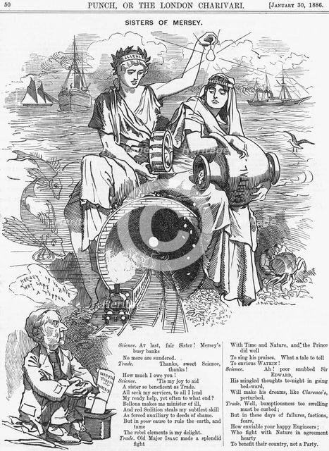 'Sisters of Mersey', 1886. Creator: Unknown.