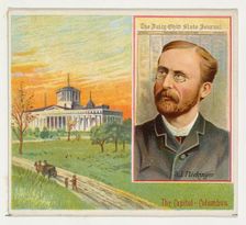 S.J. Flickinger, The Columbus Daily Ohio State Journal, from the American Editors series (..., 1887. Creator: Allen & Ginter