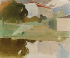 Sjundby Manor, 1927. Creator: Helene Schjerfbeck