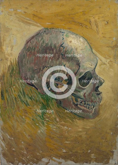 Skull, 1887. Creator: Gogh, Vincent, van (1853-1890).