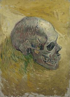 Skull, 1887. Creator: Gogh, Vincent, van (1853-1890)