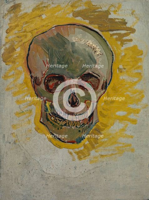 Skull, 1887. Creator: Gogh, Vincent, van (1853-1890).