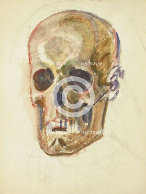 Skull, c1910s. Creator: Verner Thome.