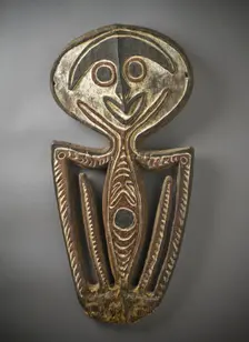 Skull Rack (agiba), B-d) Skulls- c.1900. Creator: Unknown