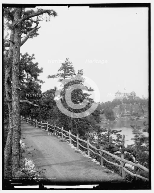 Sky top and Lake Mohonk, c1902. Creator: Unknown.