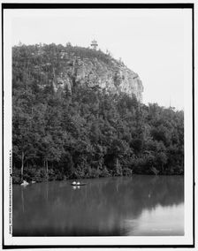 Sky top and Washington's Profile, Lake Mohonk, N.Y., (1902?). Creator: Unknown
