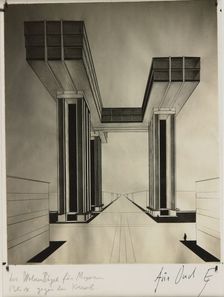Skyscraper (Cloud Iron) on Strastnoy Boulevard in Moscow, 1925