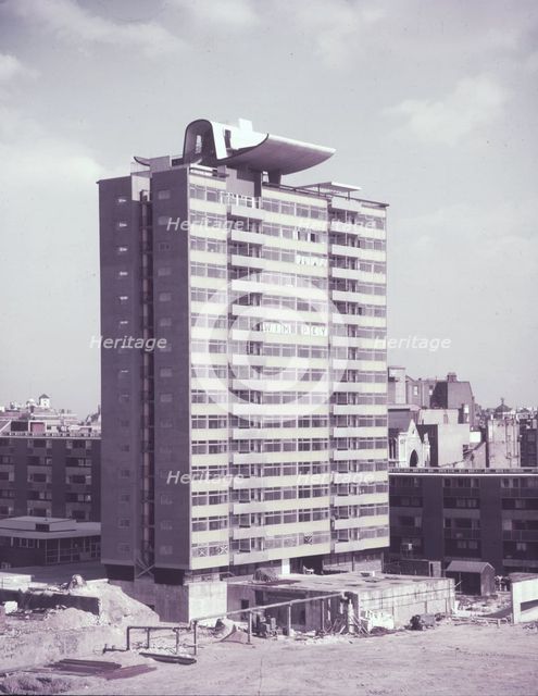 'Skyscraper' flats, City of London, c1955. Creator: Arthur Charles Kirby Ware.