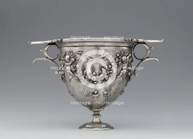 Skyphos, 50-25 B.C. Creator: Unknown.
