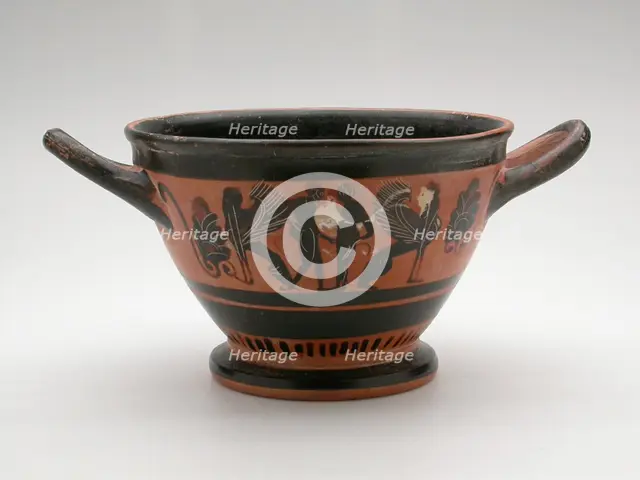 Skyphos (Drinking Cup), About 500-480 BCE. Creator: CHC Group.