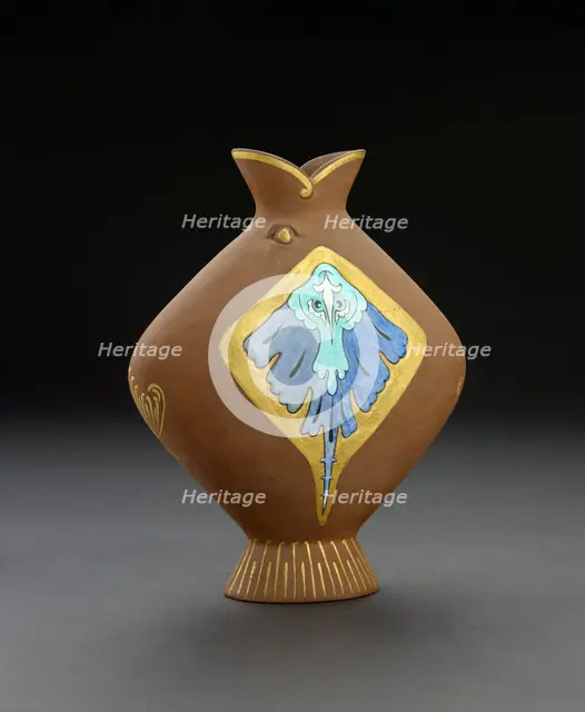Skate vase, c1872. Artist: Unknown.