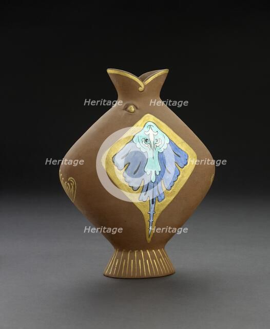 Skate vase, c1872. Artist: Unknown.