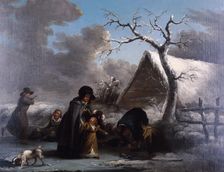 Skating 1792. Artist: George Morland