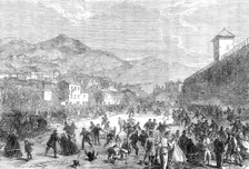 Skating at Florence, 1864. Creator: Unknown