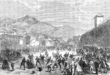 Skating at Florence, 1864. Creator: Unknown