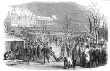 Skating in the Regent's-Park, 1850. Creator: Unknown