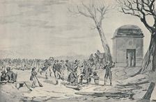 Skating in Hyde Park, 1807 1920. Artist: John Augustus Atkinson