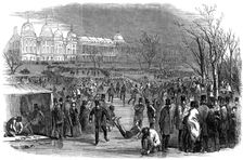 Skating in Regent's Park, 1850