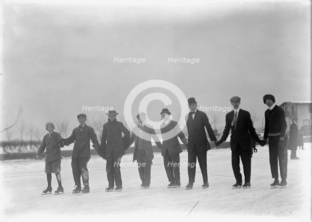Skating Party, 1912. Creator: Harris & Ewing.