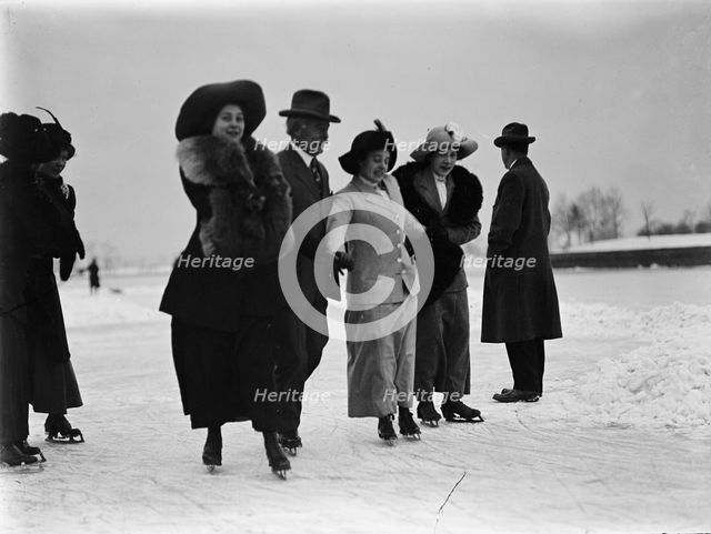 Skating Party, 1912. Creator: Harris & Ewing.