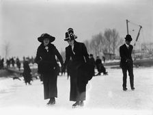 Skating Party, 1912. Creator: Harris & Ewing